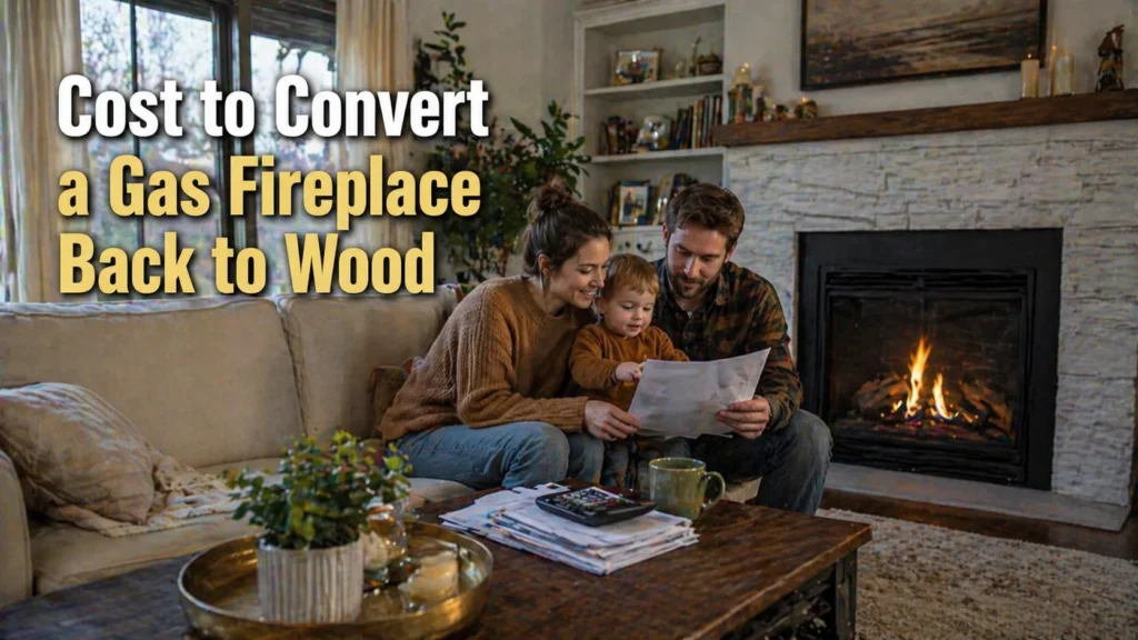 Cost to Convert a Gas Fireplace Back to Wood