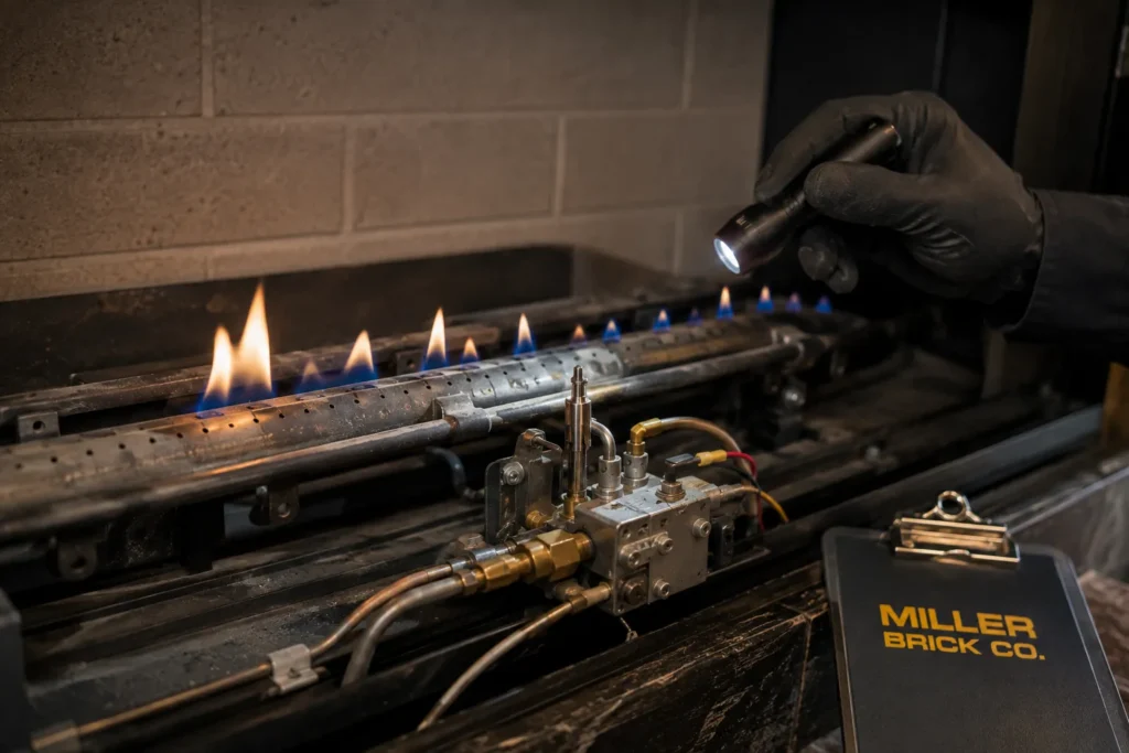 Burner Ports Clogged With Soot or Dust