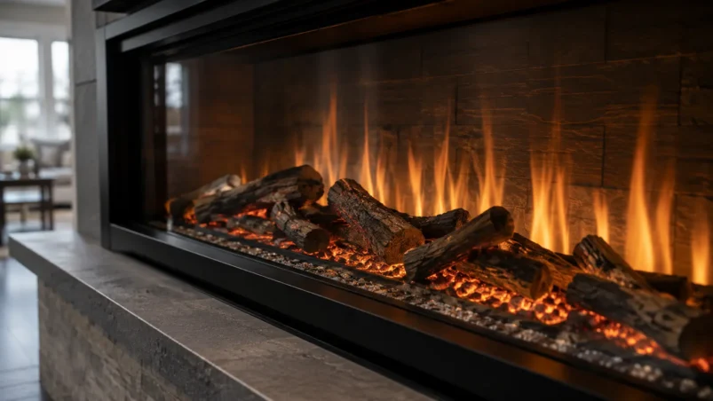 How the flame effect works (No real fire involved)