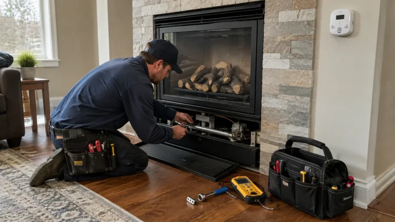 What actually keeps a ventless fireplace safe